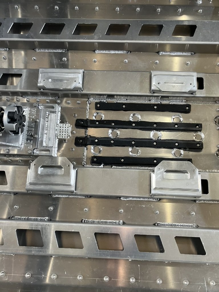 Welded floor structure